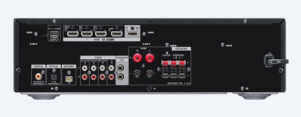 Sony STR-DH590 – 5.2-kanals AV-receiver med Bluetooth – sort – produktdetalje 4