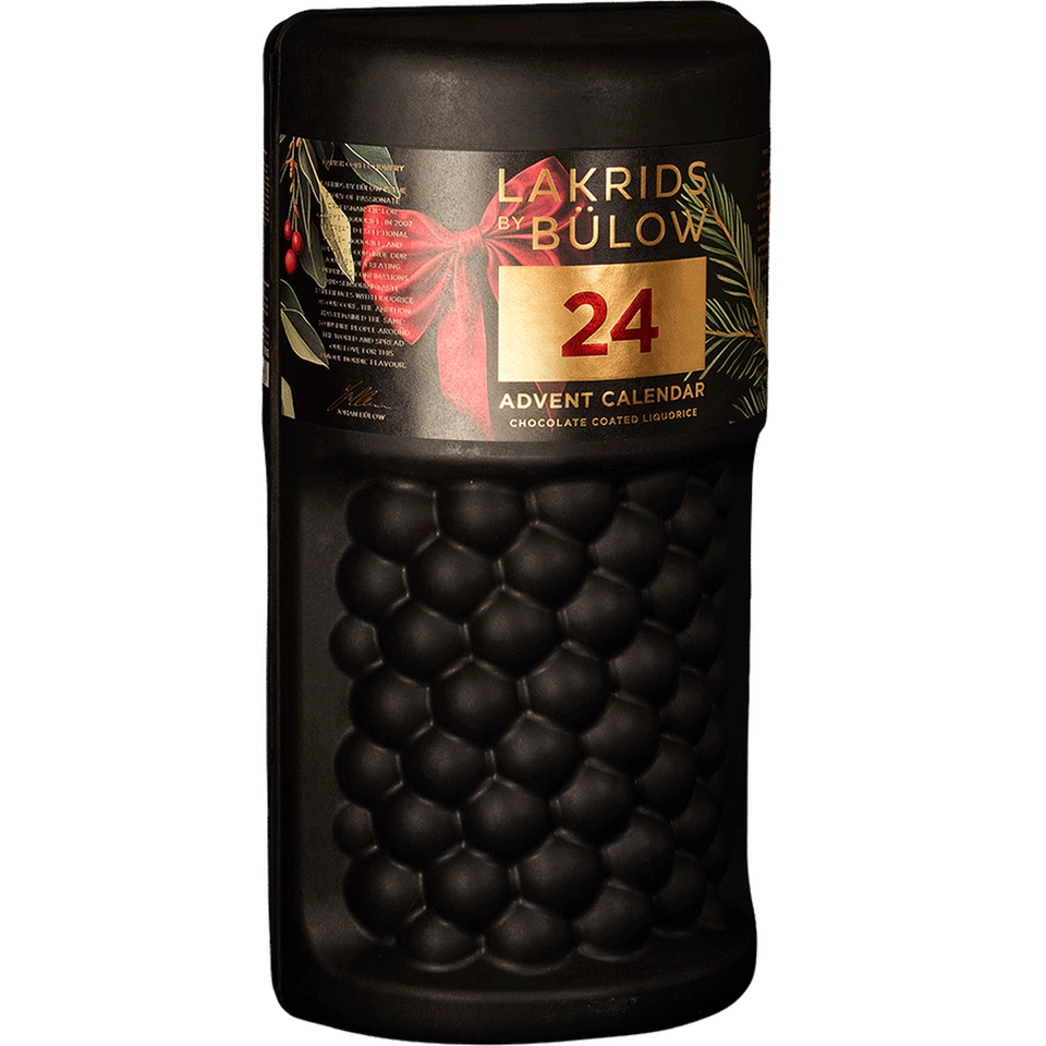 Lakrids by Bülow Large julekalender 2026 – 690 g – kalenderens lukkede emballage