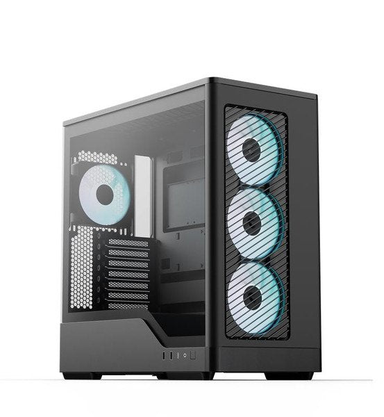 Aerocool D520A, Mid-Tower Case, Black