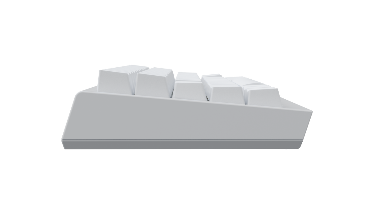 Ducky One X - Vit Nordisk - Mini 60% - Ducky Induktiv Strömbrytare (analog) Tri-Mode (Trådlös, Bluetooth, Sladd)