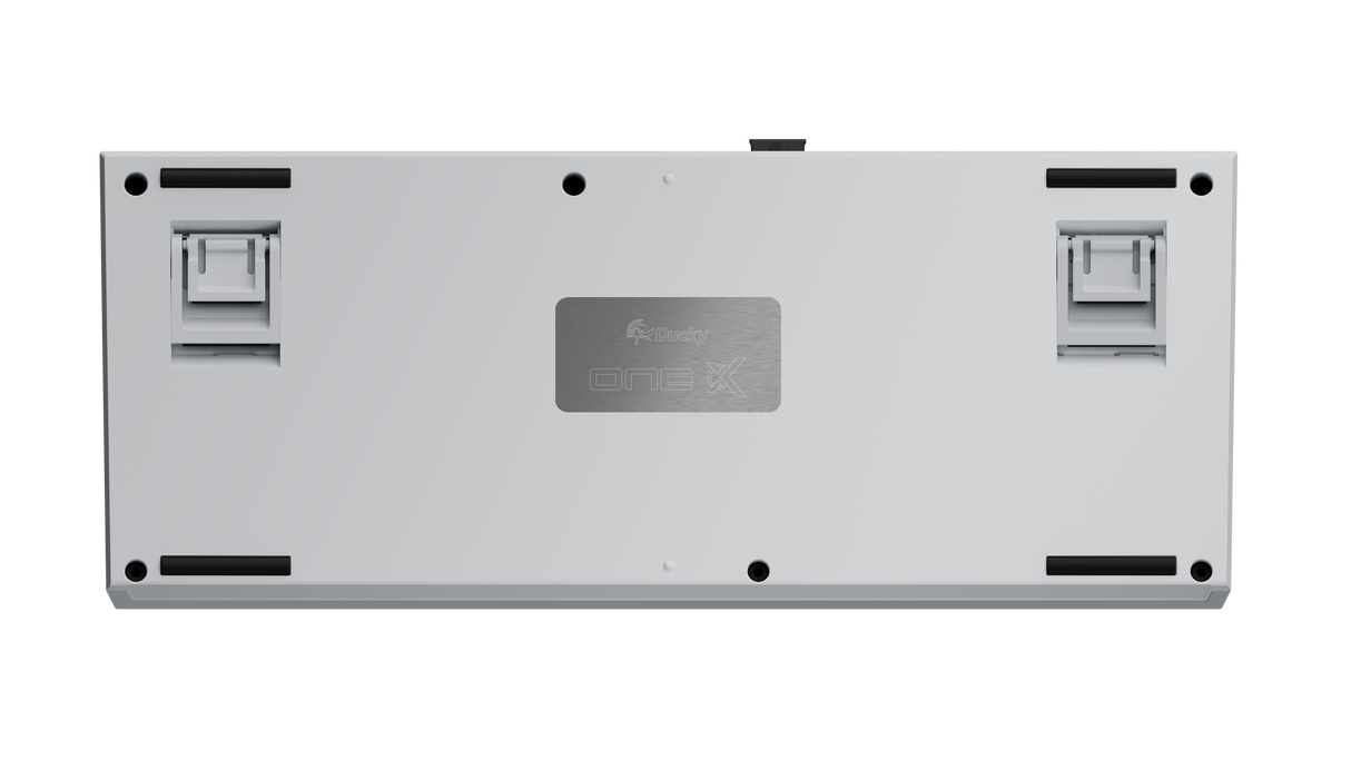 Ducky One X - Vit Nordisk - Mini 60% - Ducky Induktiv Strömbrytare (analog) Tri-Mode (Trådlös, Bluetooth, Sladd)