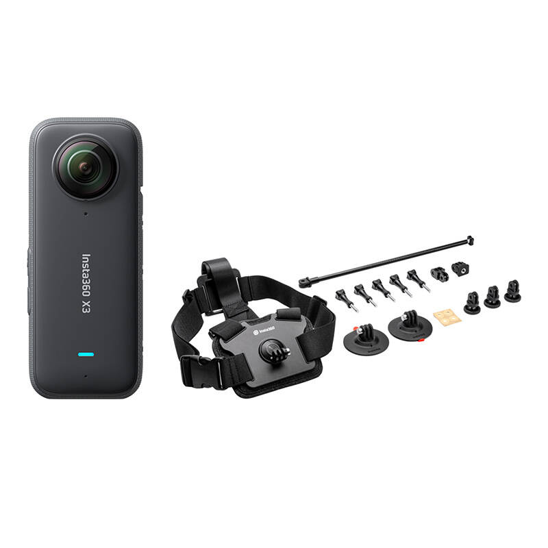 Insta360 X3 Snow Kit 360 Actionkamera – Svart