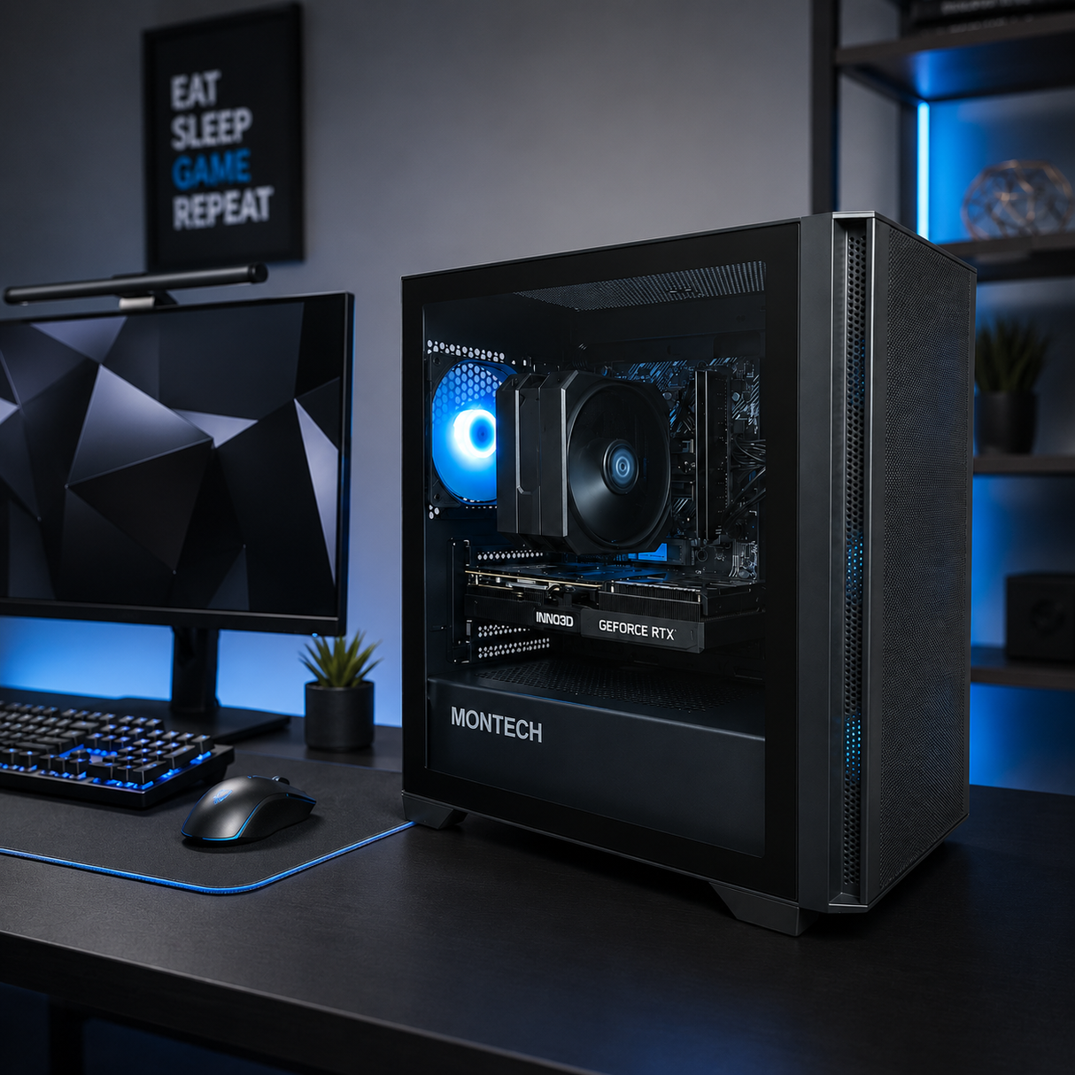 AMD Beast Gaming Computer - AMD 5700X - RTX 5070