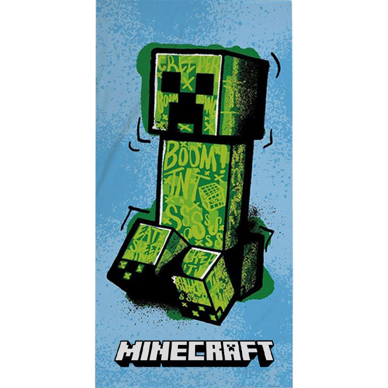 Minecraft bath towel, beach towel 70x140cm Minecraft