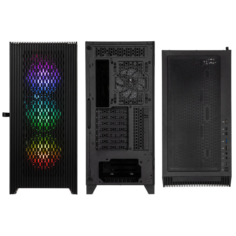 Kolink Unity Lateral ARGB Midi-Tower-chassi – Svart