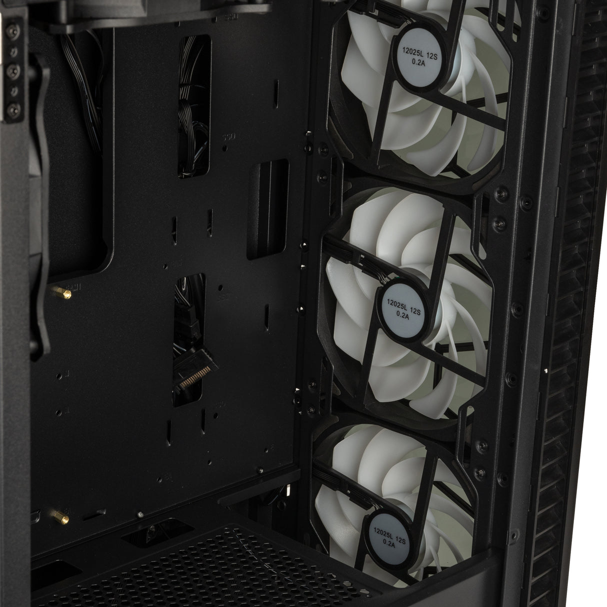 Kolink Observatory HF Glass ARGB Midi-Tower-chassi – Svart