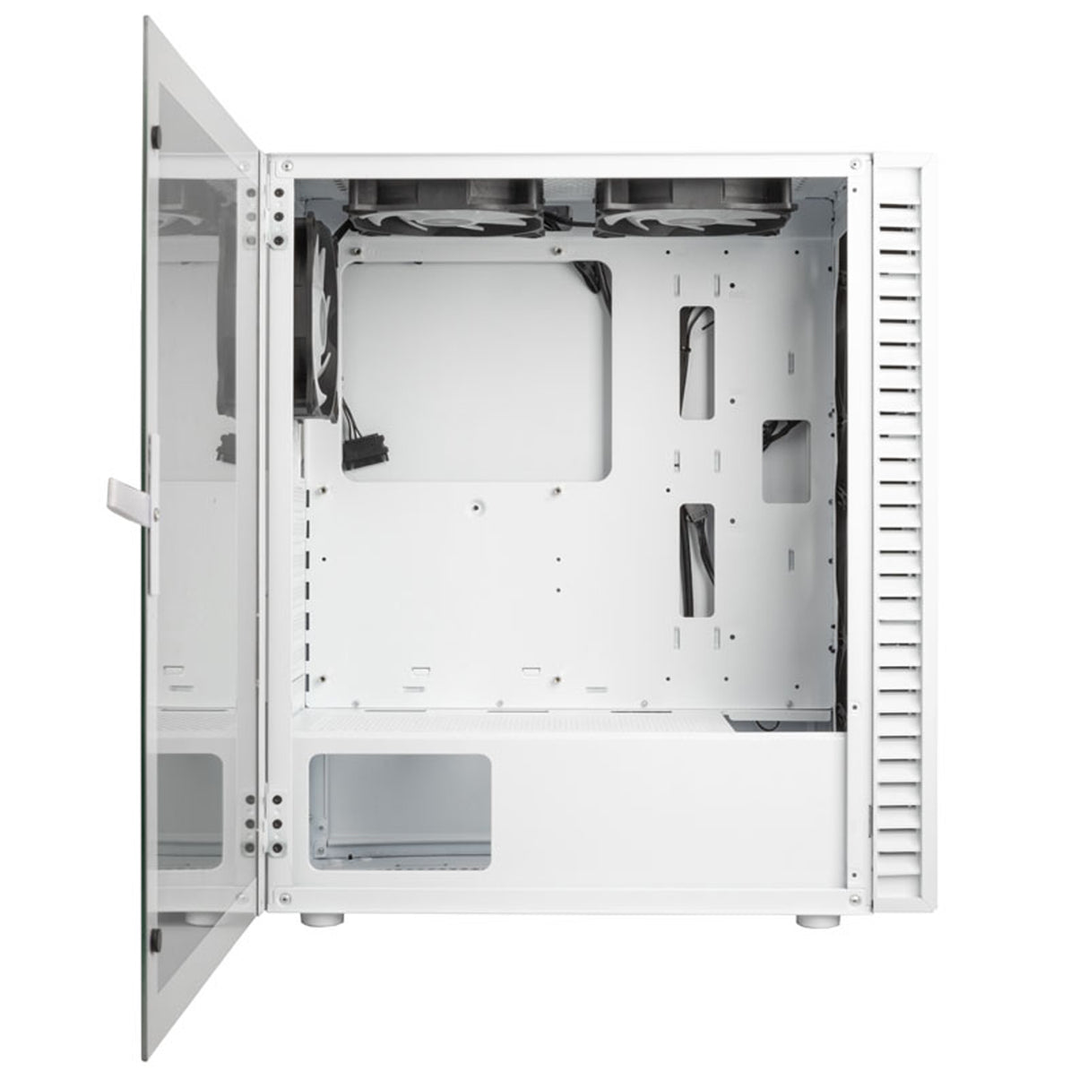Kolink Observatory HF Glass ARGB Midi-Tower-chassi - Vit