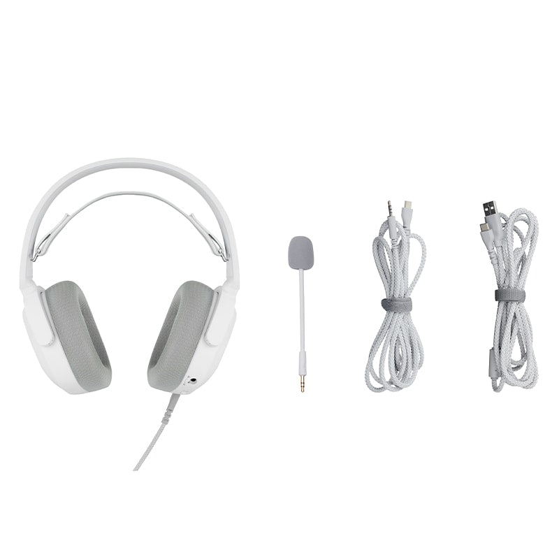 Gamiac HS71 - Hvid - 7.1 surround USB Headset