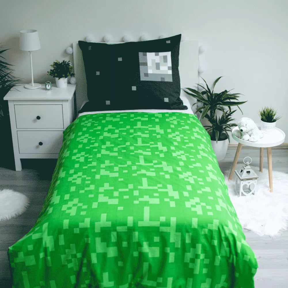 Minecraft Sssleep Tight bäddset 140×200 cm, 70×90 cm