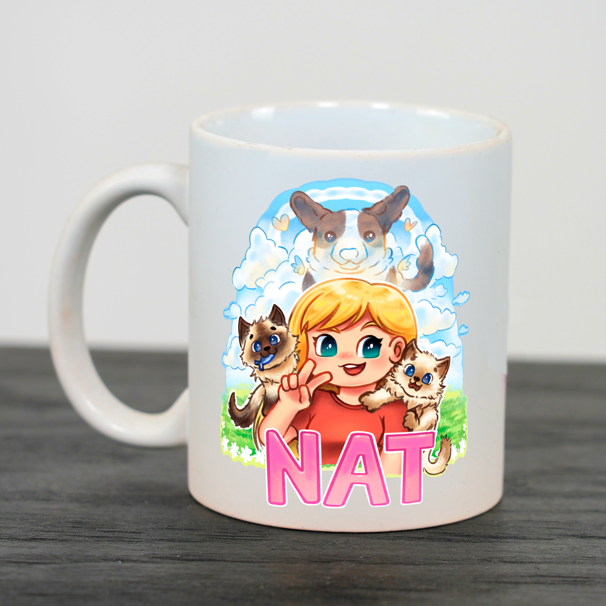 Nat Kæledyr Kop Nat