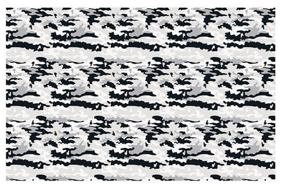 Fortnite Plastik Borddug - Sort Camouflage - 137x213 cm Fortnite