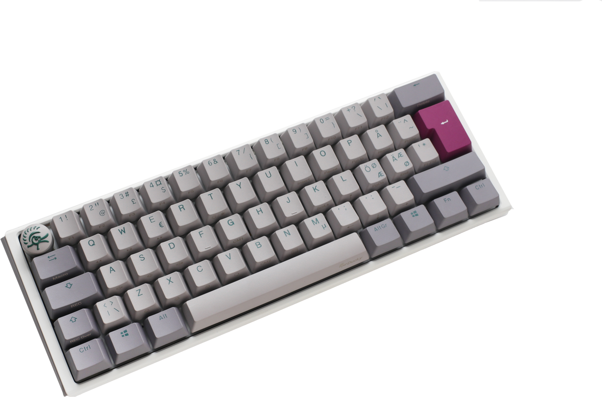 Ducky One 3 - Mist Nordic - Mini 60% - Körsbärsröd - RGB