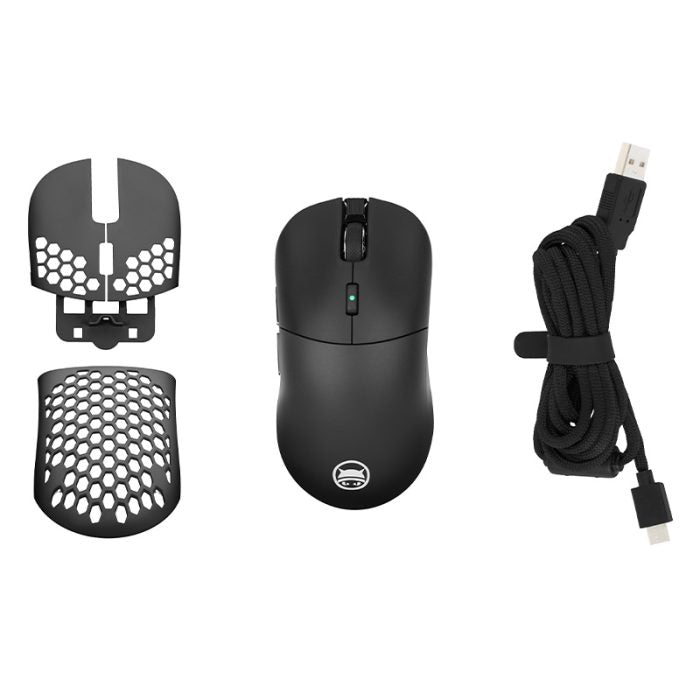 Gamiac PX71 Mus Sort Trødløs