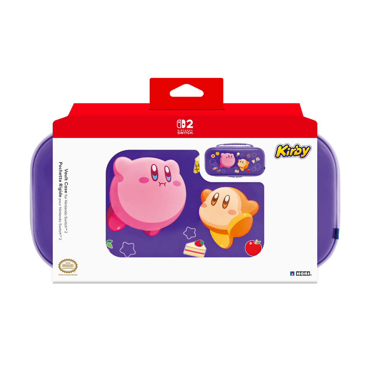HORI - Vault Case for Nintendo Switch 2 (Kirby and Waddle Dee) - Purple