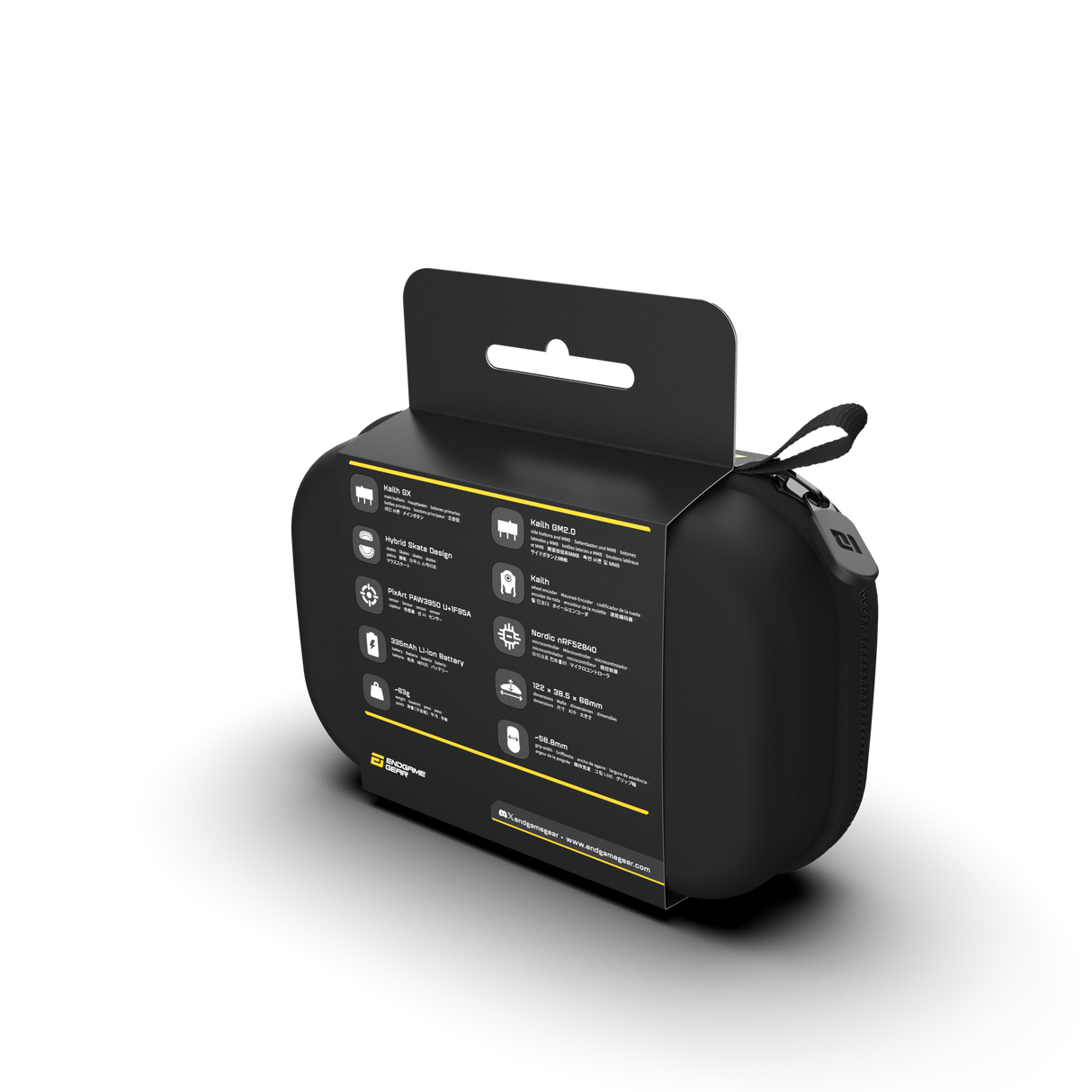 Endgame Gear XM2w 4K V2 – Trådløs Gaming Mus (Dark Frost)