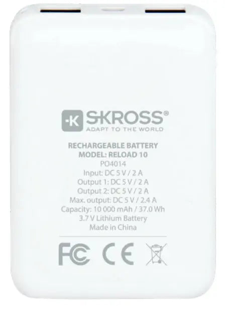 SKROSS RELOAD 10 powerbank - Li - USB SKROSS