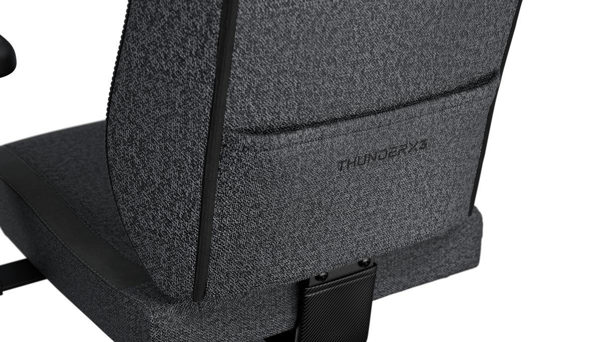 ThunderX3 TX3 SOLO – Loft Air mörkgrå kontorsstol med SYNC4- och 6D-justering (max 125 kg)