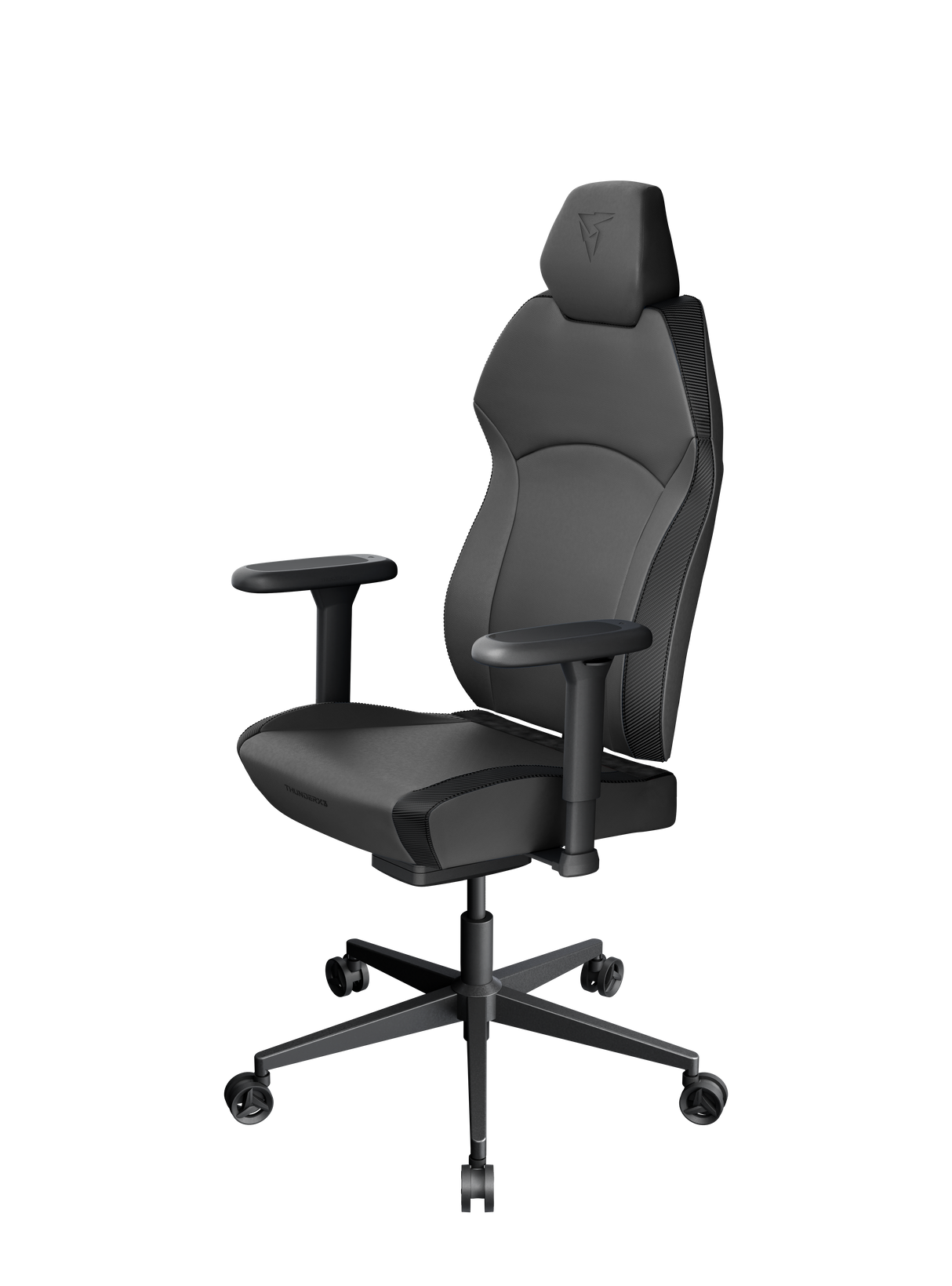 ThunderX3 TX3 SOLO – Modern svart kontorsstol med SYNC4- och 6D-justering (max 125 kg)