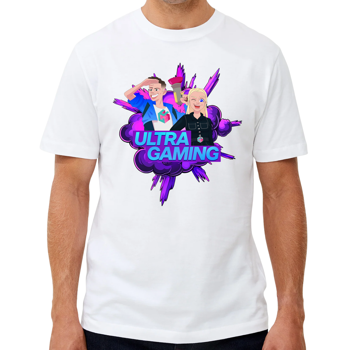 Ultra Gaming Tee - Hvid Ultra Gaming