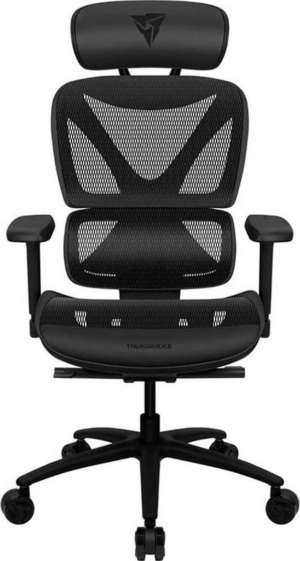 ThunderX3 YTC Mesh Black - Sync5, 125 kg max, 2D armstöd, klass 4 gaslyft