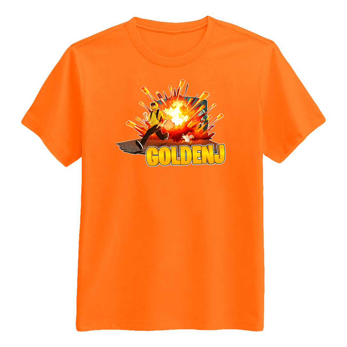 GoldenJ Vault Tee - Orange GoldenJ