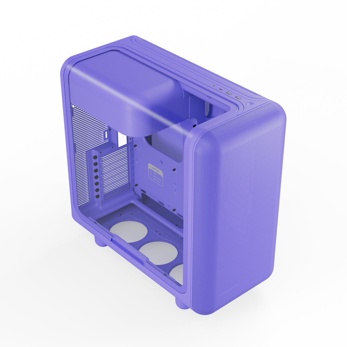 HYTE X50 Midi-Tower – Taro Milk / Purple