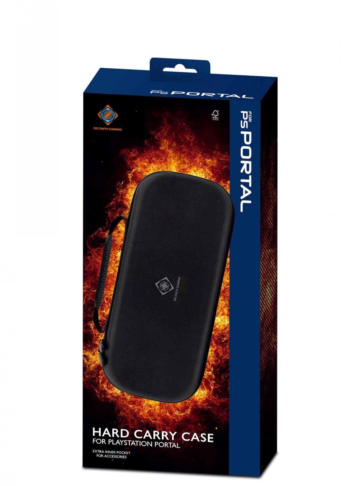 Playstation Portal Hard Carry Case, Black deltaco_gaming