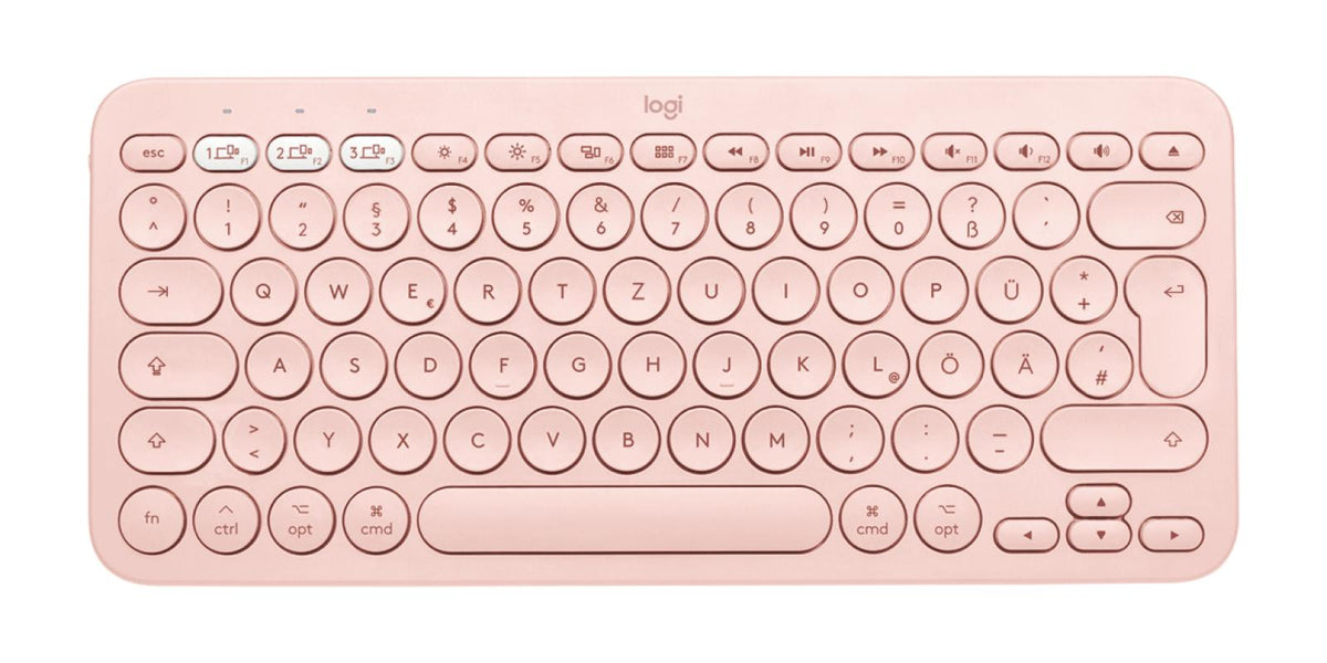 Logitech - K380 for Mac Multi-Device Bluetooth Keyboard, Rose (Nordic) Logitech