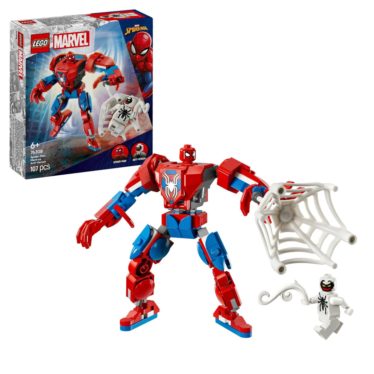 LEGO 76308 Marvel Super Heroes Spider-Man Mech vs. Anti-Venom LEGO