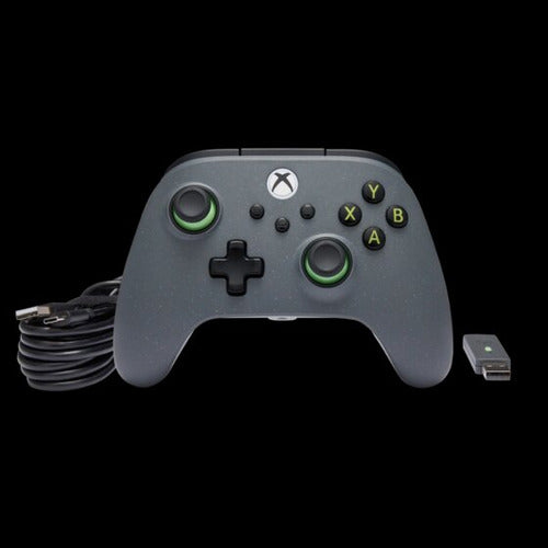PowerA Advantage Wireless controller – Regen Slate – Xbox Series X|S – controller med kabel og tilbehør