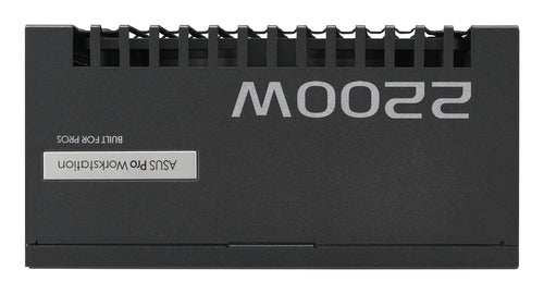 ASUS Pro WS 2200P – modsat sidepanel med effektmærkning