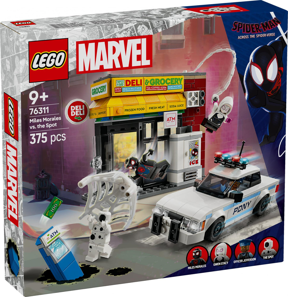 LEGO 76311 Marvel Super Heroes Spider-Verse: Miles Morales vs Spot LEGO