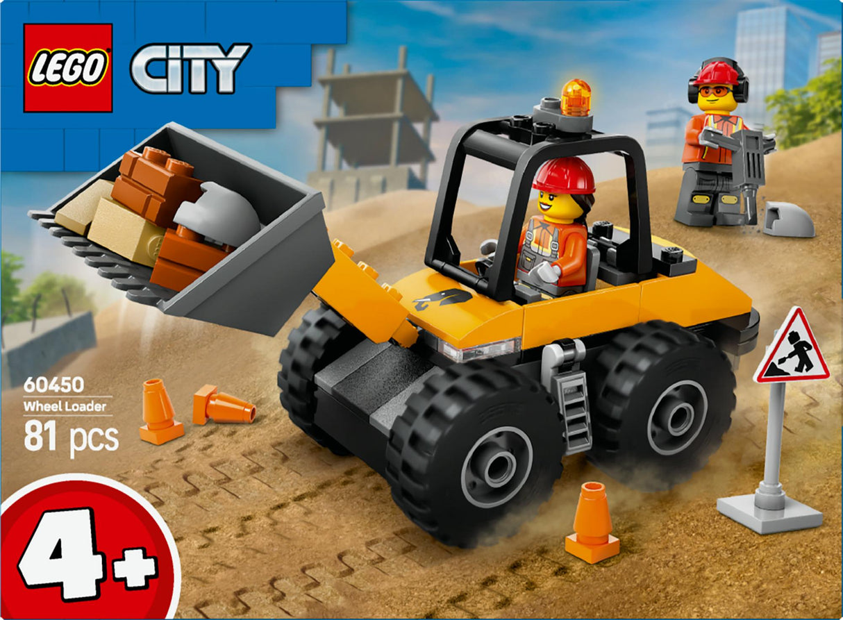 LEGO - LEGO City - Yellow Construction Wheel Loader (60450) LEGO