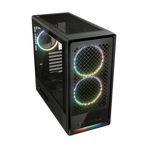 COUGAR DUOAIR RGB kabinet – sort – produktdetalje