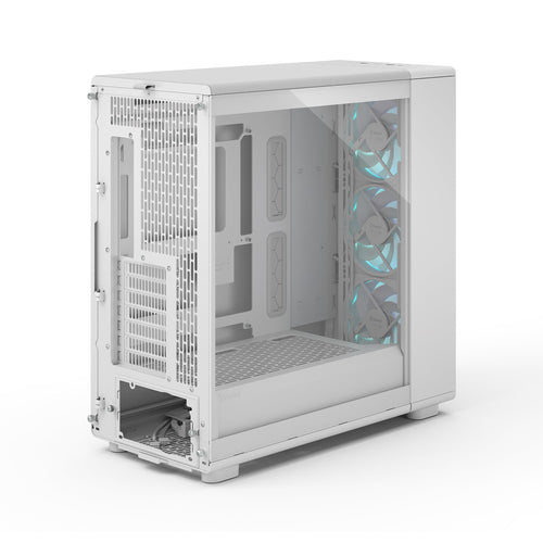 Midi Epoch XL White TG RGB Clear tint Fractal design