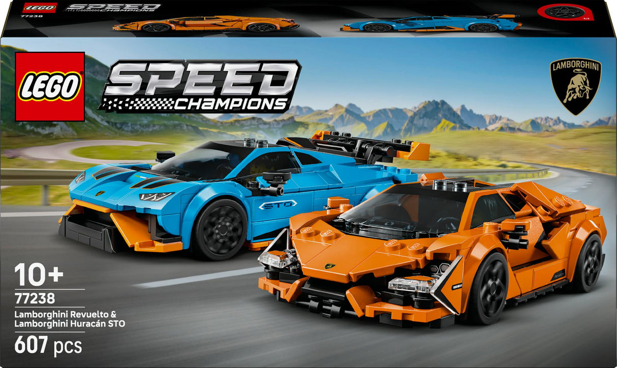 LEGO - Speed Champions - Lamborghini Revuelto & Huracán STO (77238) LEGO
