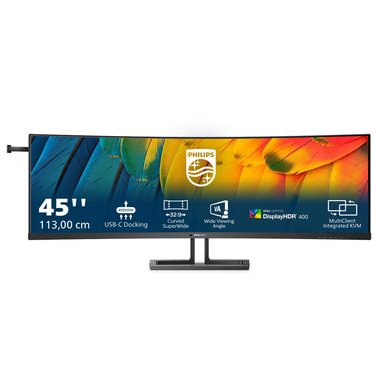 Philips 45B1U6900C 45 5120 x 1440 (UltraWide) HDMI DisplayPort USB-C 75Hz Dockingskærm Philips