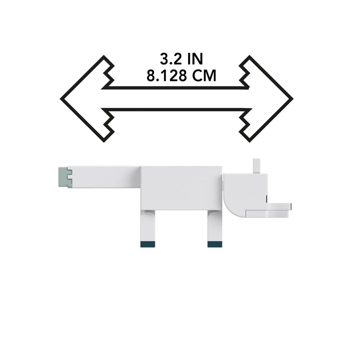 Minecraft - Biome Builds - 8cm Arctic Fox (HTN13) Minecraft