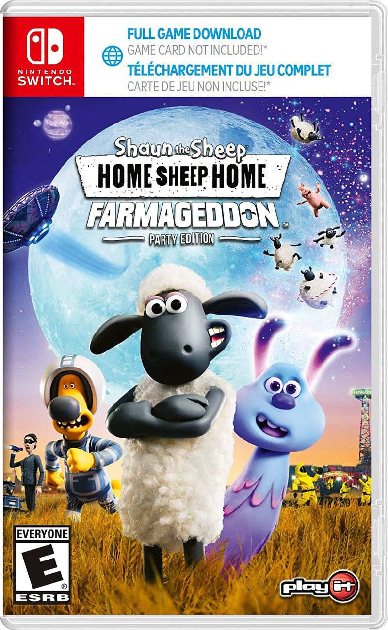 Shaun the Sheep: Home Sheep Home (Farmageddon Party Edition) (Import) – omslag til Nintendo Switch