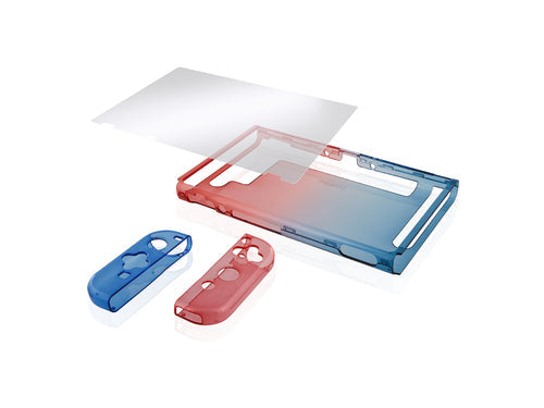 Nyko Thin Case til Nintendo Switch – rød/blå – produktbillede 5