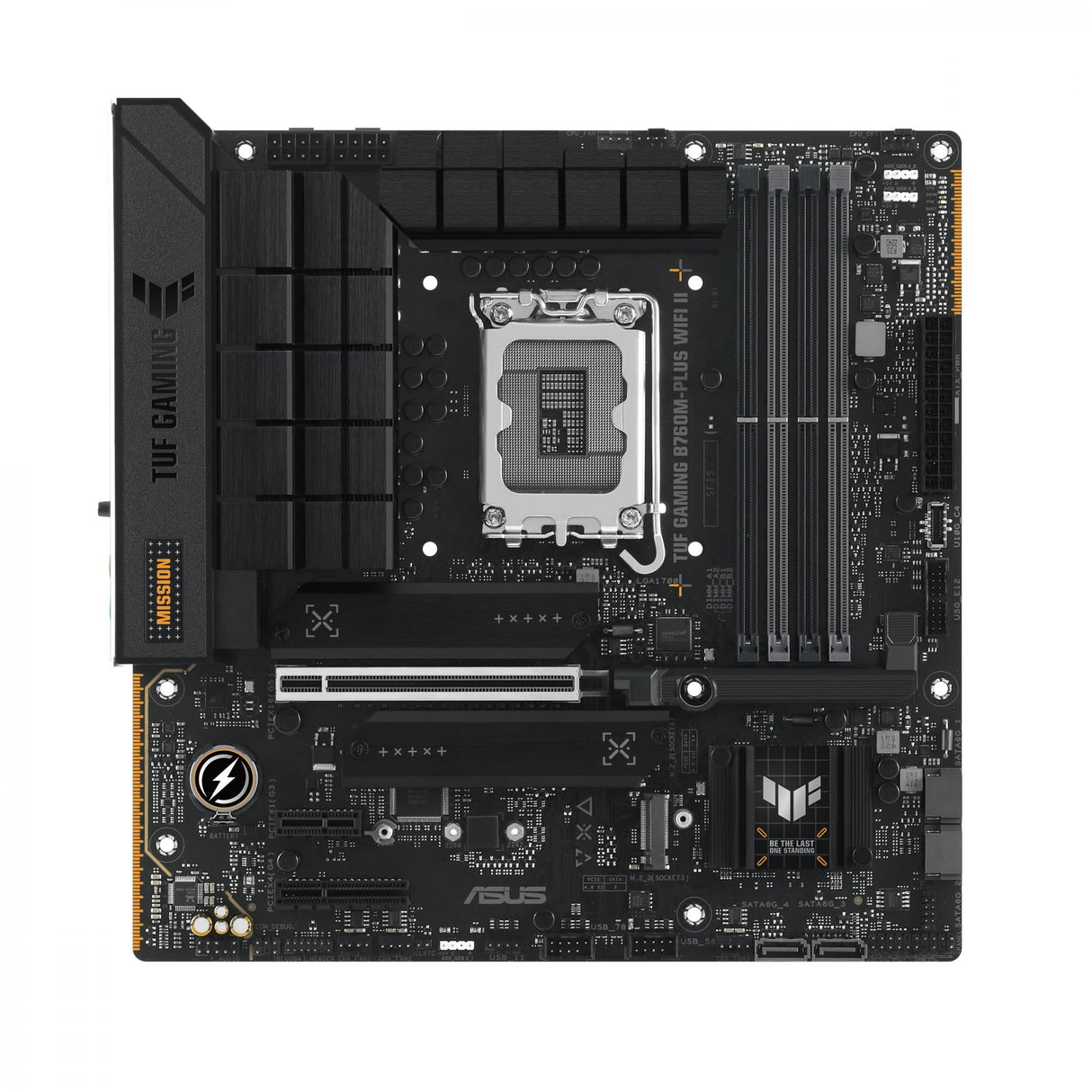 ASUS TUF GAMING B760M-PLUS WIFI II (mATX, B760, LGA 1700, DDR5) ASUS