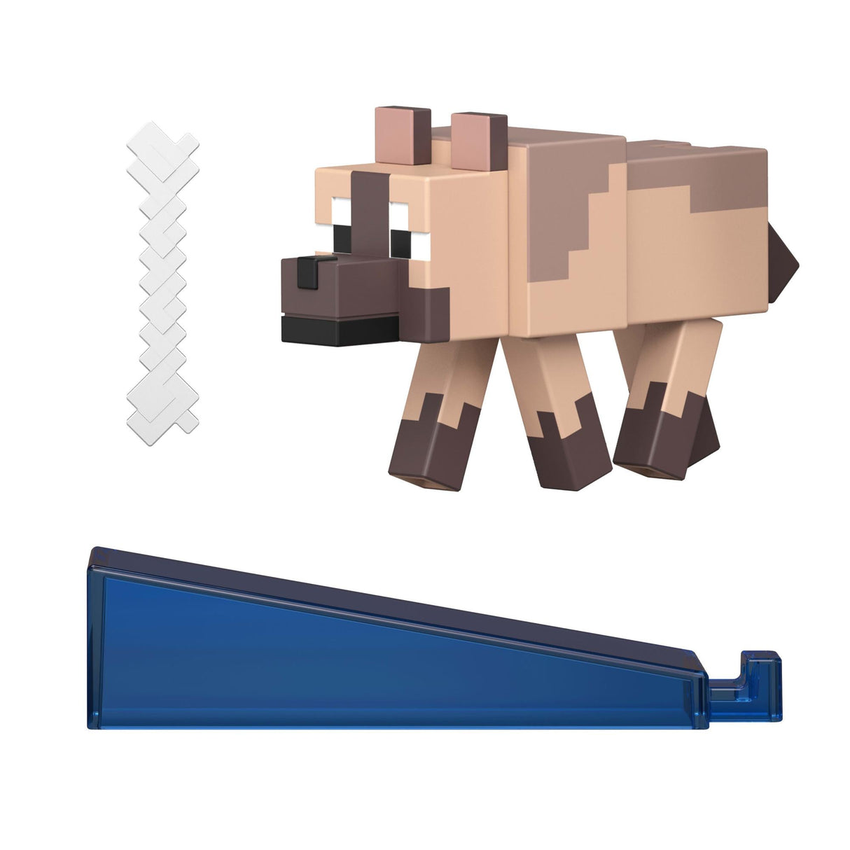Minecraft - Biome Builds 8cm Figure -Chestnut Wolf (JJR90-JL10) Minecraft