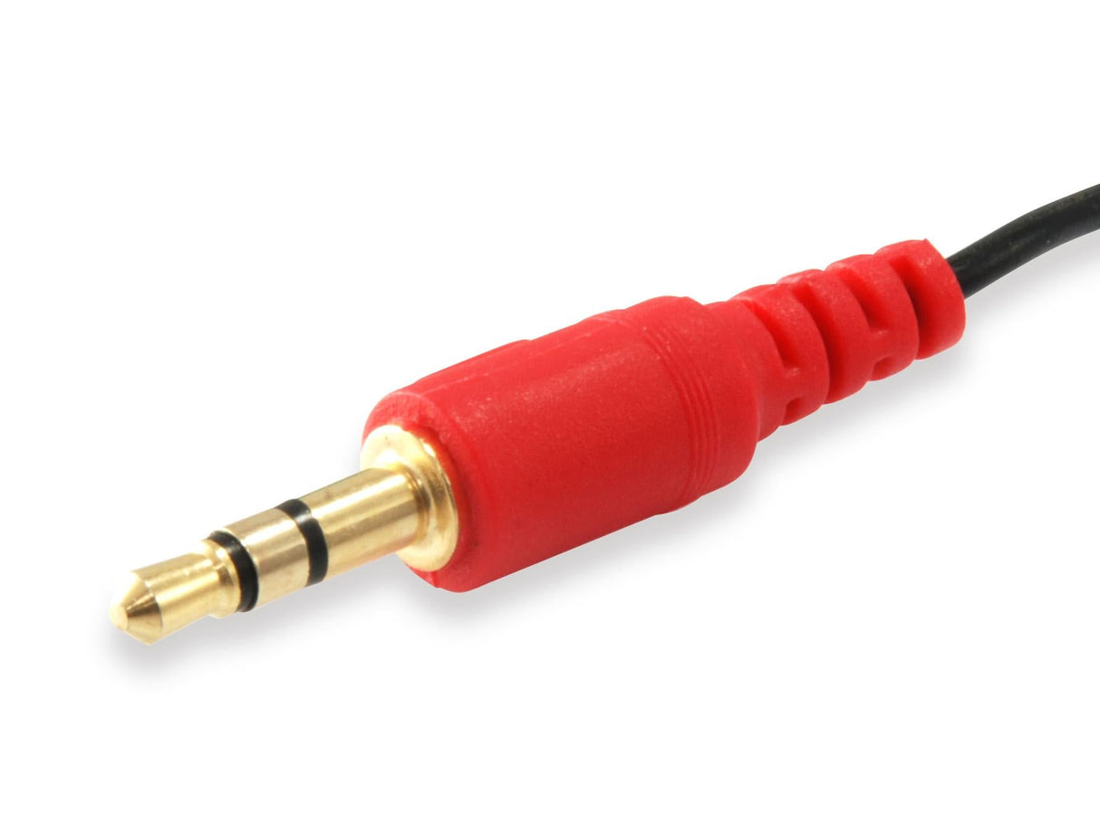 Equip Audiokabel Splitter 3.5mm->2x3.5mm Bu/St grün/rot Polybeutel Equip