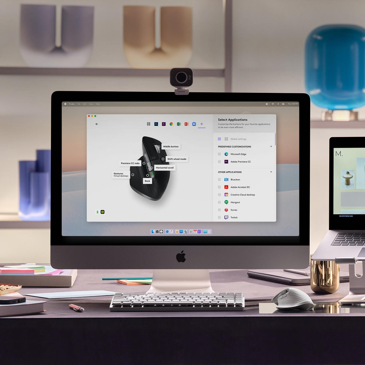 Logitech - MX Master 3S Til Mac Performance Trådløs Mus - SPACE GREY
