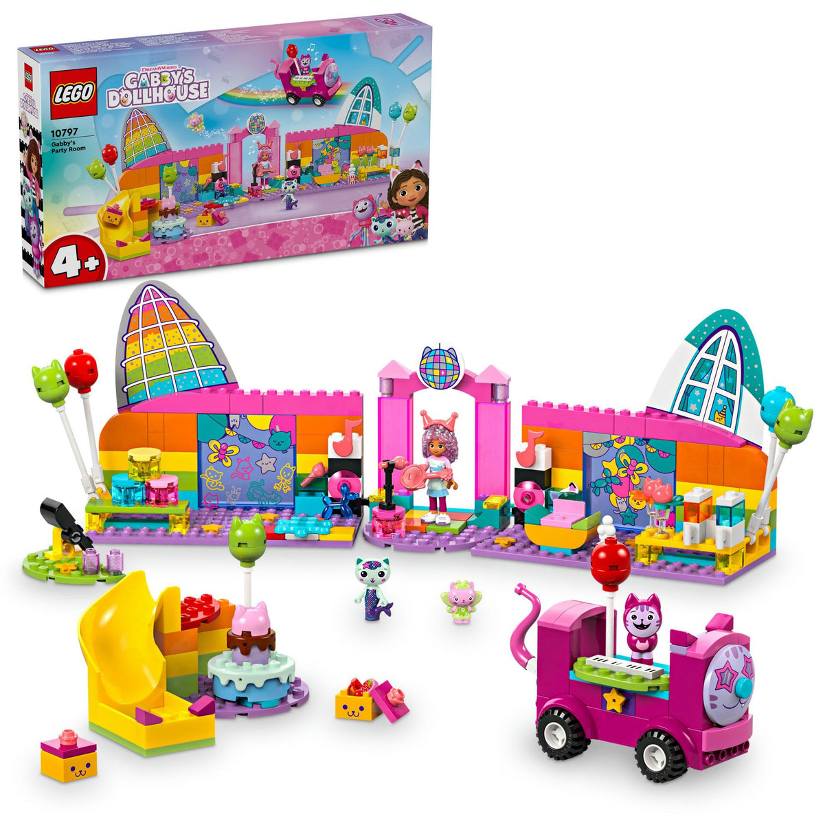 LEGO 10797 Gabby's Dollhouse Gabby's Party Room, construction toy LEGO