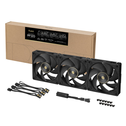 ASUS ProArt PF120 – 3-pak med emballage, blæsere, kabler og controller