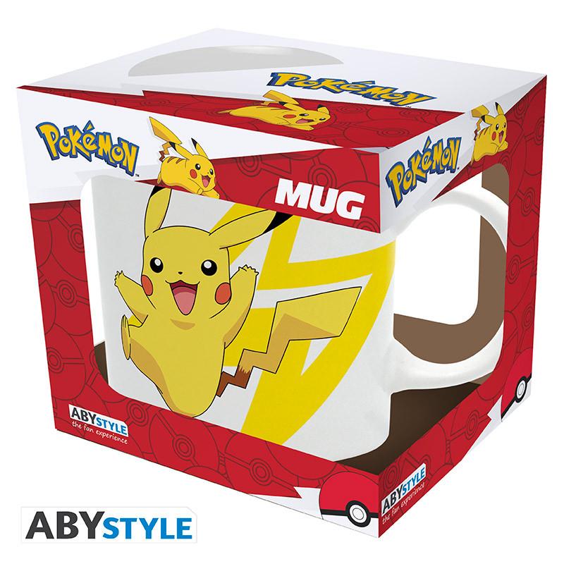 POKEMON - Mug - 320 ml - Logo & Pikachu Abysse