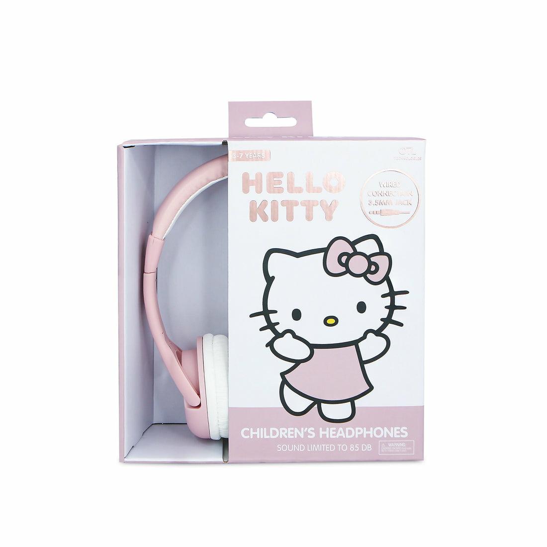 OTL - Junior Wired Headphones - Hello Kitty Rose Gold OTL