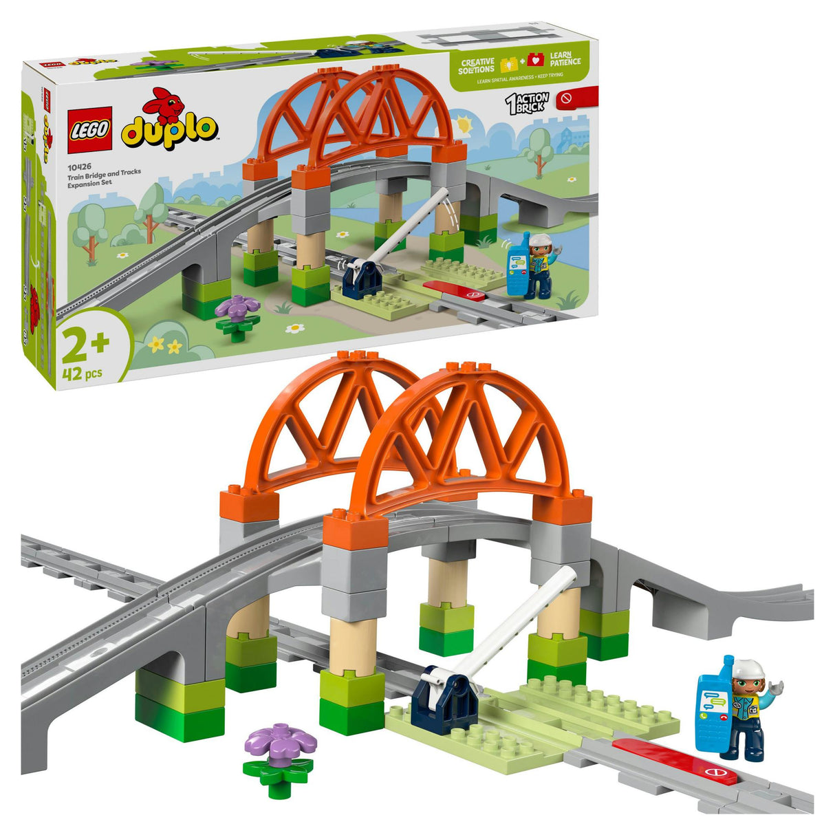 LEGO 10426 LEGO DUPLO Railway Bridge and Tracks - Expansion Set LEGO