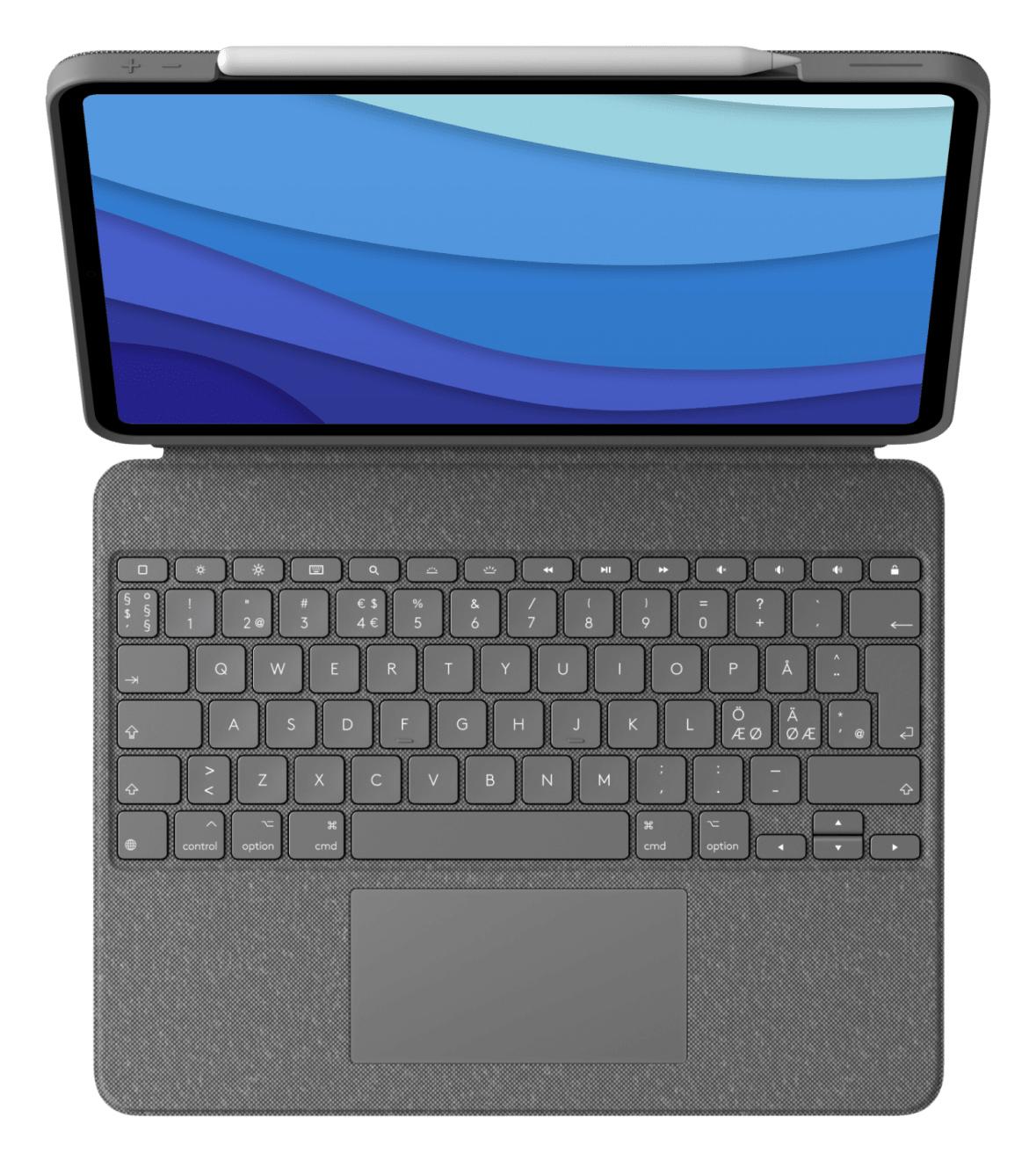 Logitech - Combo Touch Keyboard - For iPad Pro 12,9 ( Nordic Layout ) Logitech